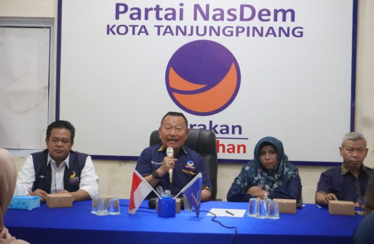 NasDem Tanjungpinang Gelar Konsolidasi, Menangkan Rudi dan Rahma di Pilkada 2024