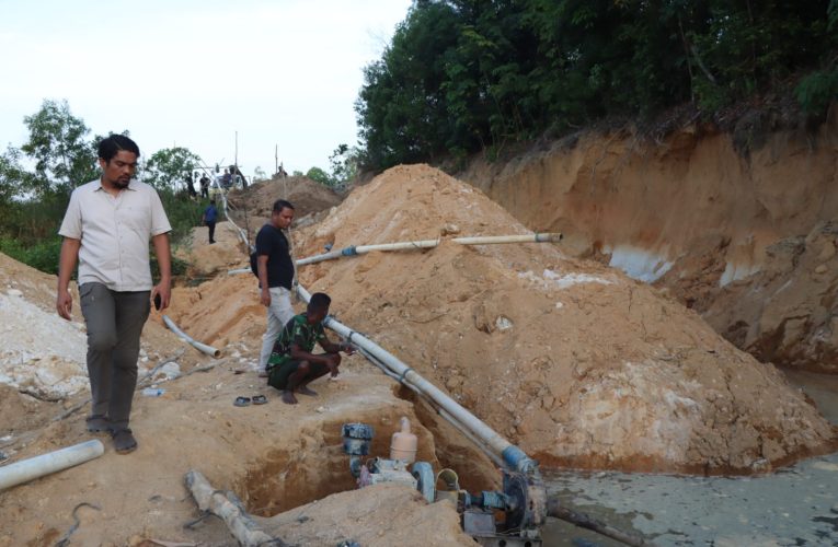 Polres Bintan Berkomitmen Berantas Tambang Ilegal, Amankan Penambang di Gunung Kijang
