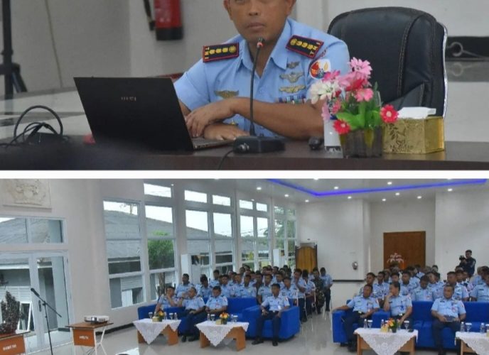 Danlanud RHF Tekankan Bahaya Narkoba, Keselamatan, dan Judi Online kepada Prajurit