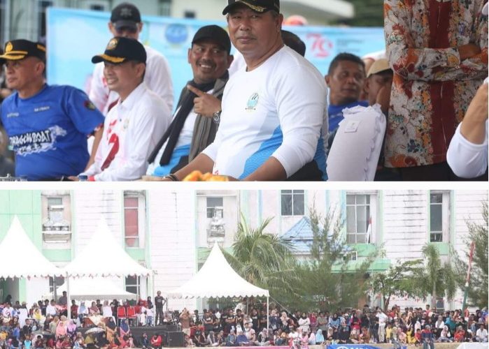Bupati Anambas Buka Lomba Dragon Boat Race Meriahkan HUT RI ke-79