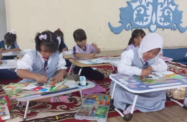 Satlantas Polres Bintan Gelar Lomba Mewarnai Sambut HUT Lalu Lintas ke-69