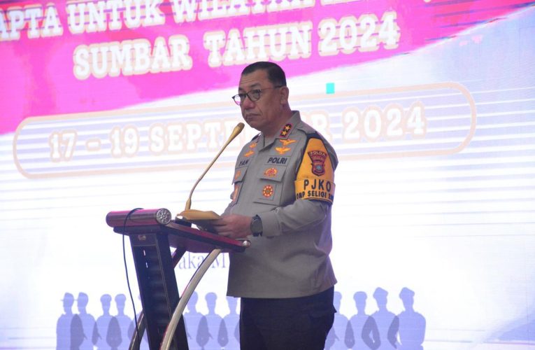 Pembukaan Pelatihan Teknis dan Pengoperasian Virtual Operation E-Samapta oleh Kakorsabhara Baharkam Polri di Polda Kepri