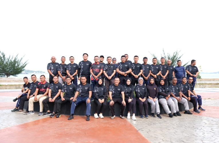 Rutan Tanjungpinang Gelar Jalan Sehat dan Bagikan Multivitamin untuk Gaungkan Hidup Sehat