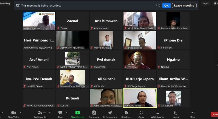 Sepakat Ikuti Hasil KLB, PWI Jateng Bakal Undang Zulmansyah