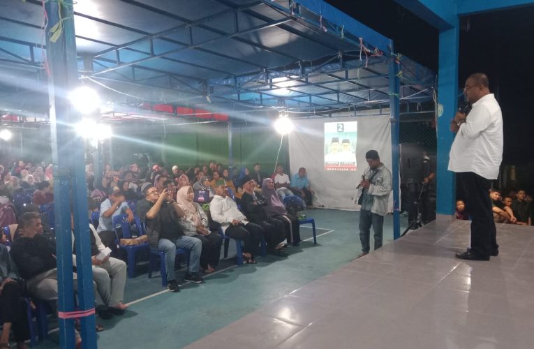Ribuan Warga Air Raja Antusias Hadiri Silaturrahmi Bersama Cagub Kepri Rudi – Rafiq