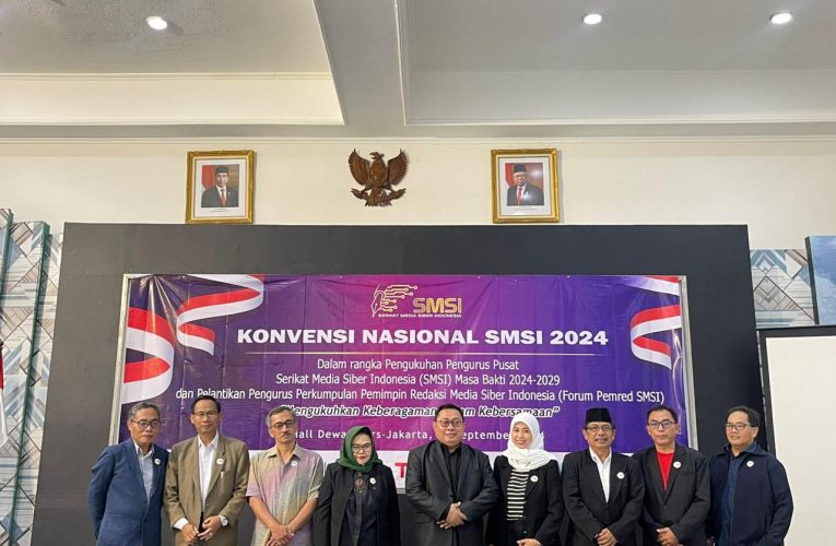 Pelantikan Pengurus SMSI 2024-2029 Berlangsung Meriah, Pengukuhan Forum Pimred se-Indonesia Ikut Diselenggarakan