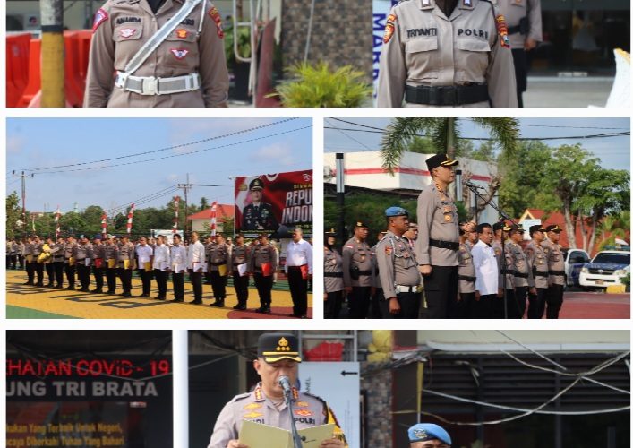Apel Pagi dan Perayaan HUT ke-76 Polisi Wanita di Polresta Tanjungpinang