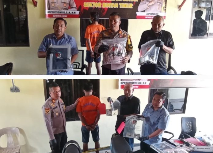 Polsek Bintim Ungkap Kasus Curanmor dan Pencurian Kotak Infaq