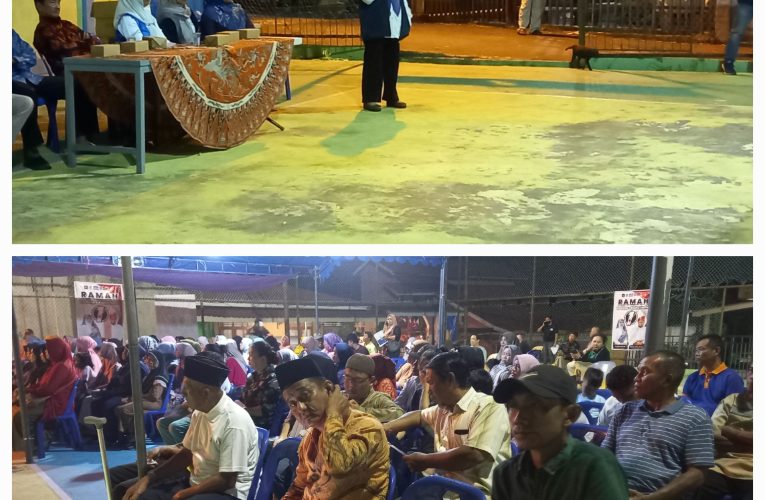 Warga Bukit Cermin Berselawat Bersama Calon Wali Kota Rahma, Sepakat Menangkan Paslon Nomor 1