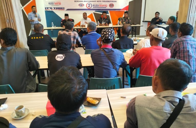 Gemas Tanjungpinang dan Bintan Bersatu Dukung Penuh Rudi-Rafiq untuk Gubernur Kepri