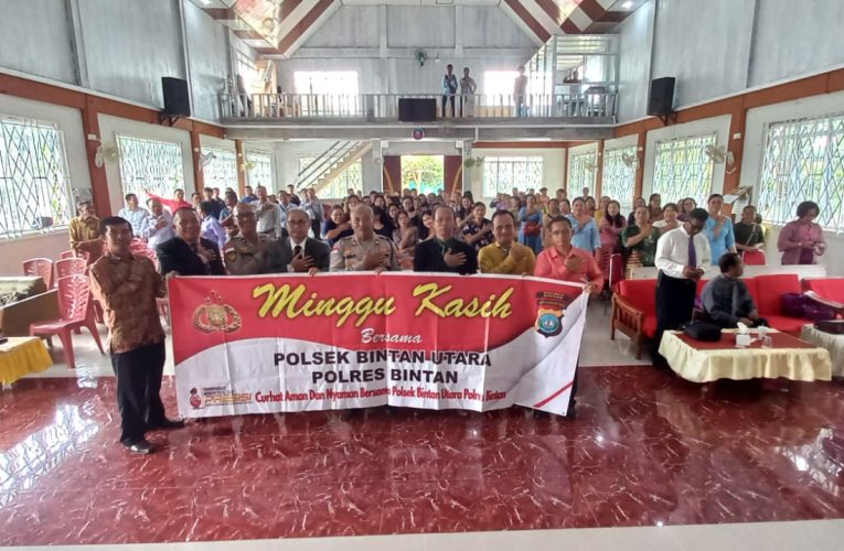 Menyambut Pilkada Serentak 2024, Polres Bintan Ajak Masyarakat Jaga Kamtibmas Lewat Program Minggu Kasih