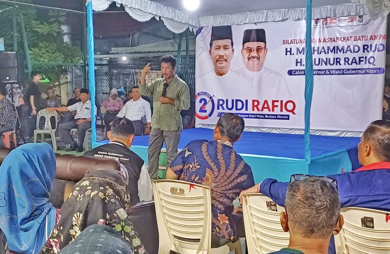 Warga Batumerah Ingin Rudi Gubernur, agar Pembangunan Batam & Kepri Berkelanjutan