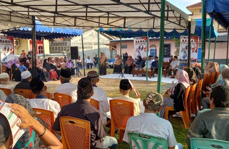 Pembukaan Kampanye Pasangan Rahma-Rizha di Sei Jang  Meriahkan dengan Pantun dan  Bersatu Memilih Nomor 1