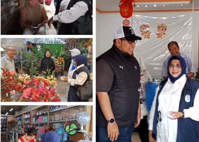 Tidak Memandang Etnis, Paslon Nomor 1 Rahma-Rizha Kembali Door to Door di Pasar Tanjungpinang