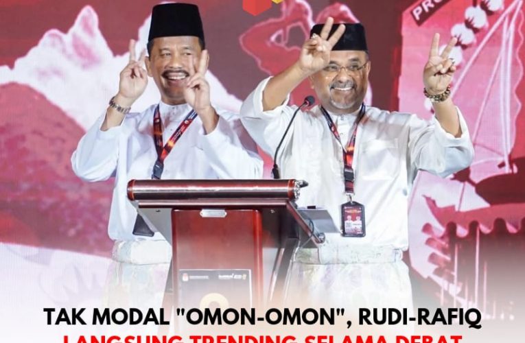 Tak Modal “Omon-omon”, Rudi-Rafiq Langsung Trending Selama Debat Cagub Kepri     