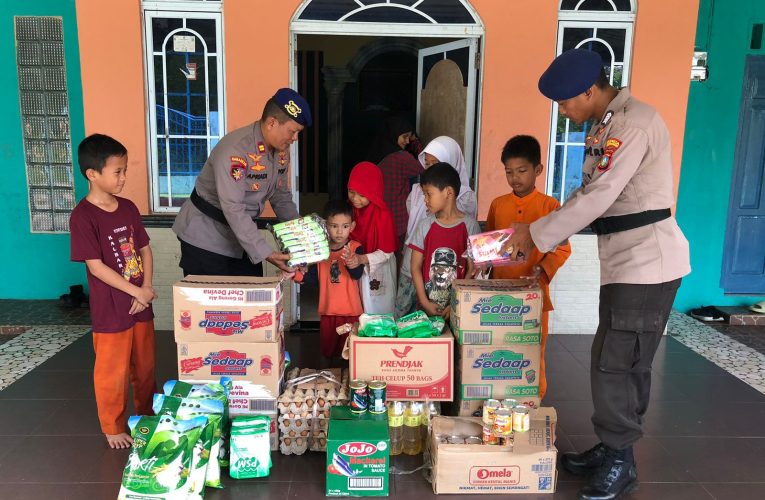 Sambut HUT ke-74, Unit Patroli Sat Polairud Polresta Tanjungpinang Adakan Bakti Sosial