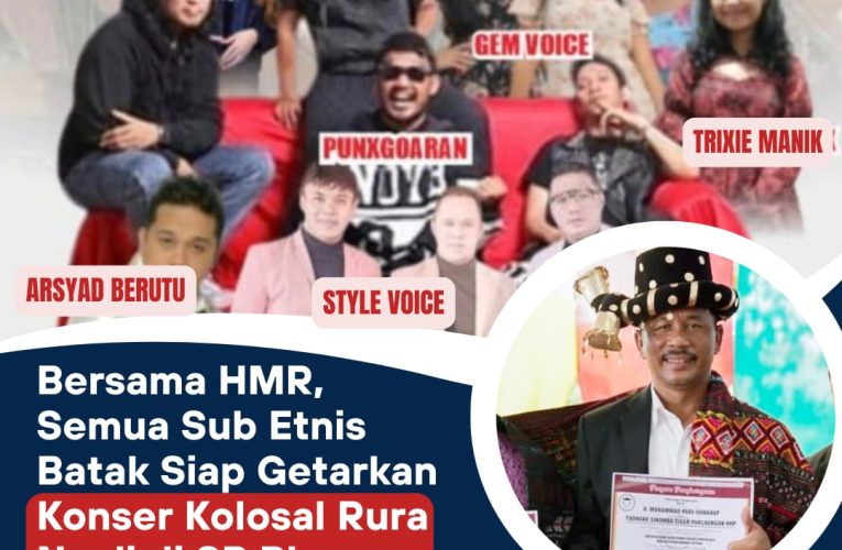 Bersama Rudi, Semua Sub Etnis Batak Siap Getarkan Konser Kolosal Rura Nauli di SP Plaza