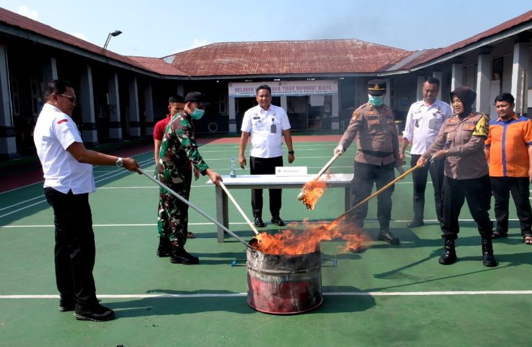 Rutan Kelas I Tanjungpinang Gelar Razia Bersama TNI-Polri, Perkuat Upaya Pemberantasan Narkoba