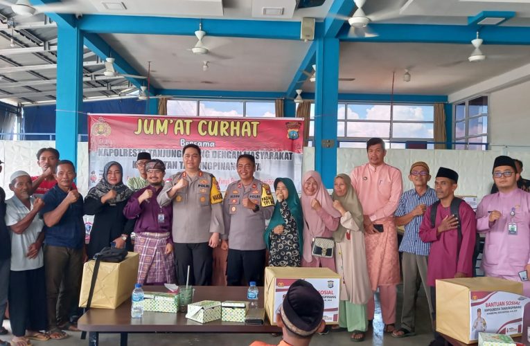 Polresta Tanjungpinang Gelar Jumat Curhat Bahas Ketahanan Pangan Hingga Kamtibmas