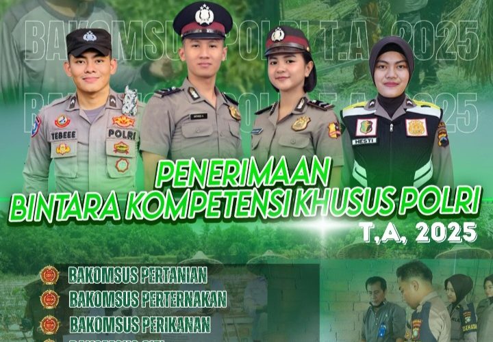 Polri Buka Penerimaan Bintara Kompetensi Khusus 2024 untuk Lulusan Pertanian, Peternakan, Perikanan, Gizi, dan Kesehatan Masyarakat