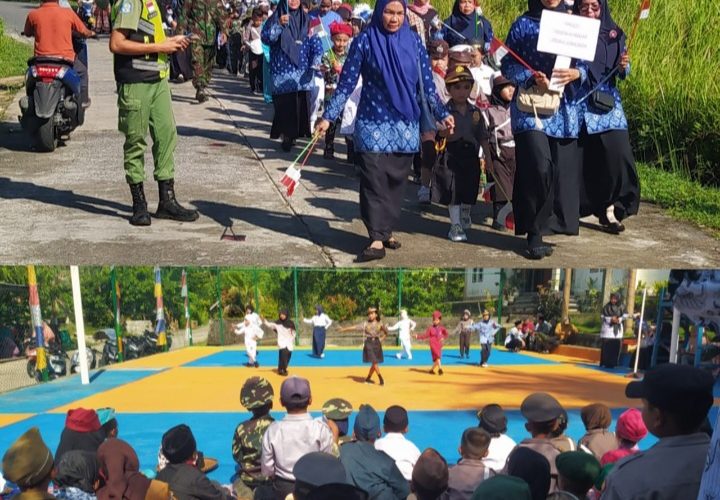 Upacara Bendera dan Atraksi Memukau di SDN 009 Landak Sambut Hari Pahlawan