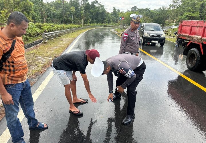 Truk Tabrak Sepeda Motor di Toapaya Asri, Dua Orang Tewas dan Satu Anak Luka Berat