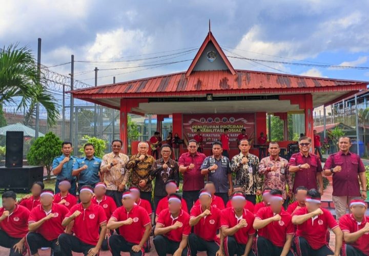 Kepala Rutan Tanjungpinang Hadiri Penutupan Program Rehabilitasi Sosial untuk 150 Warga Binaan