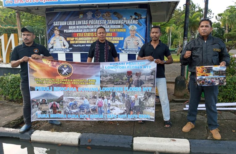 DPD RMB Kota Tanjungpinang Peduli Erupsi Gunung Lewotobi Laki-laki