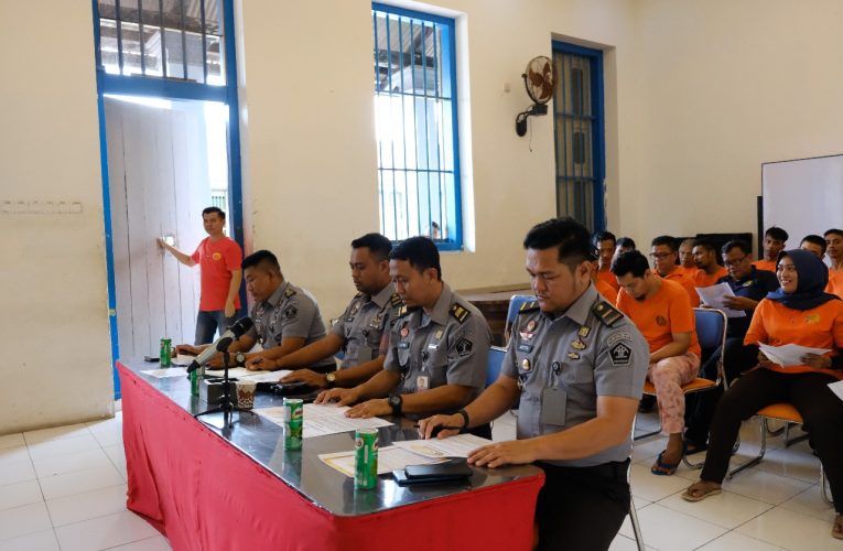 Rutan Tanjungpinang Gelar Seleksi Pembukaan UUD 1945 dan Catur Dharma Narapidana