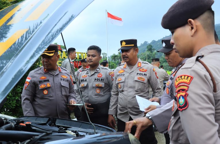 Siaga Bencana, Wakapolres Anambas Lakukan Pengecekan Kendaraan Dinas