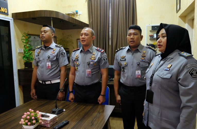 Rutan Kelas I Tanjungpinang Ikuti Pelantikan Pimpinan Tinggi Pratama Kemenimipas Secara Virtual