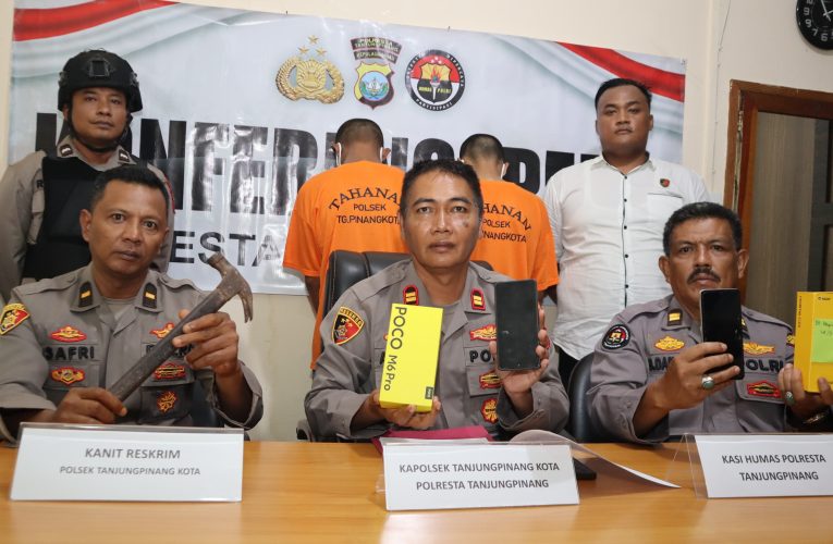 Keberhasilan Polsek Tanjungpinang Kota Meringkus Tersangka Curat, Ini Penjelasan Kapolsek Iptu Missyamsu Alson