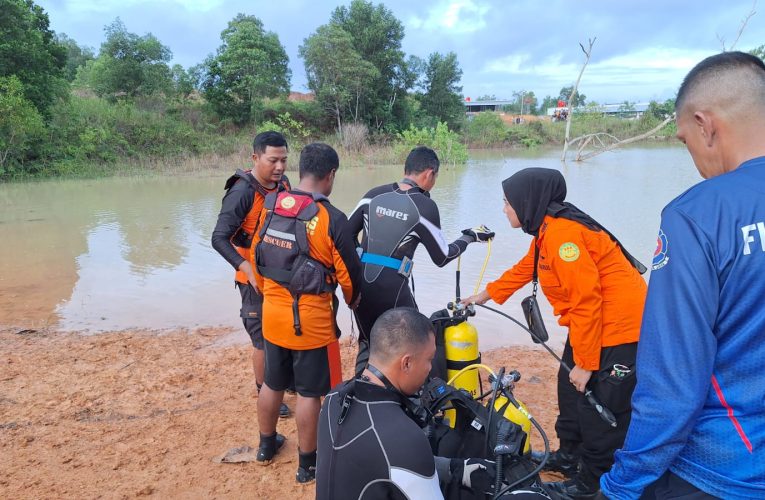 Anak Laki-Laki Tenggelam di Bekas Galian Tambang, Basarnas Tanjungpinang Lakukan Pencarian