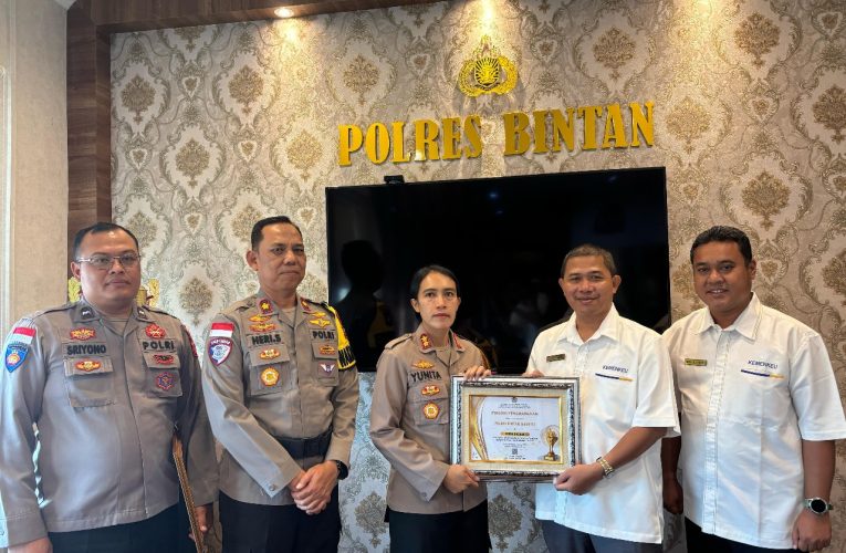 Polres Bintan Raih Penghargaan Satker Terbaik 2024 dari KPPN Tanjungpinang