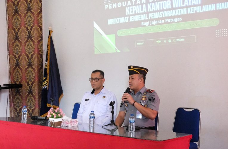 Aris Munandar Lakukan Bintorwasdal di Rutan Kelas I Tanjungpinang, Dorong Penerapan Konsep 3+1 Kunci Pemasyarakatan