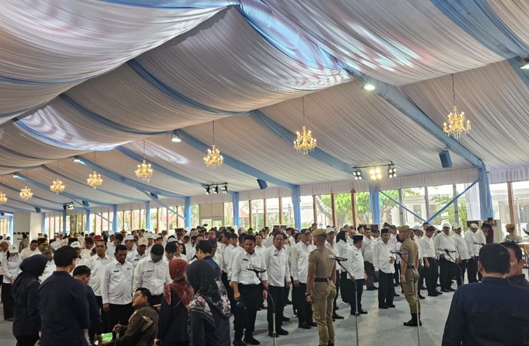 Ansar dan Nyanyang Ikuti Gladi Bersih Jelang Pelantikan Sebagai Gubernur dan Wakil Gubernur Kepri