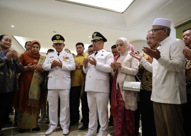 Ansar-Nyanyang Gelar Doa Bersama Sebelum Dilantik sebagai Gubernur dan Wakil Gubernur Kepri