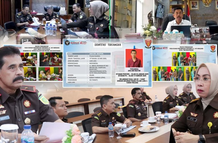 Kejati Kepri Hentikan Proses Hukum Tersangka Aria, Pelaku Penadahan Melalui RJ
