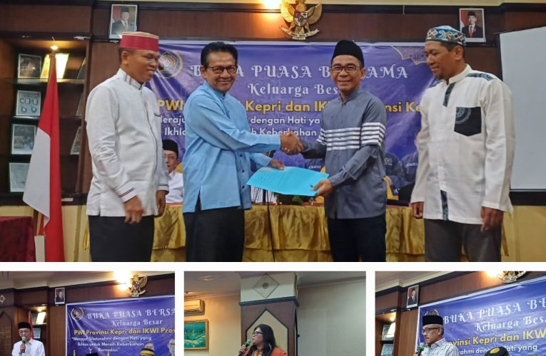 Buka Puasa PWI Kepri Penuh Kekeluargaan, Dihadiri Sekda Batam, Kadis Kominfo Kepri, Kabiro Humas BP Batam