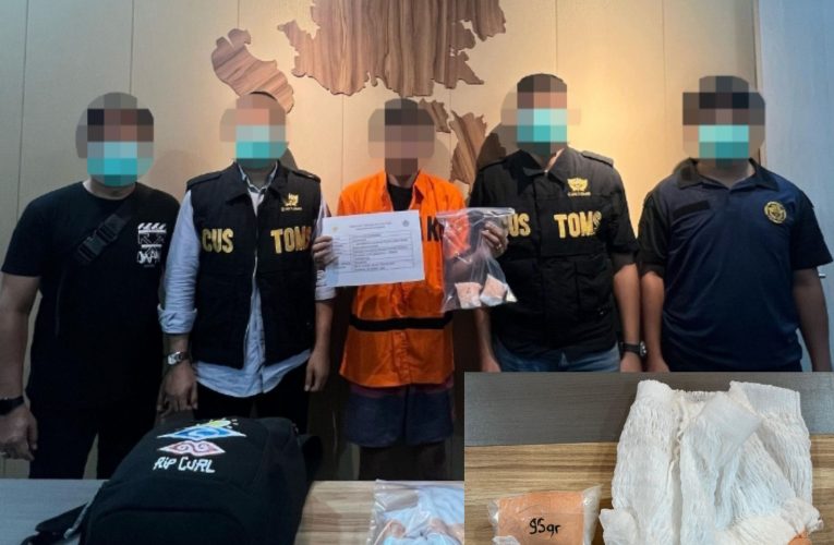 Selundupkan 185 Gram Sabu dalam Popok, Penumpang Asal Tanjung Pinang Ditangkap Bea Cukai Batam