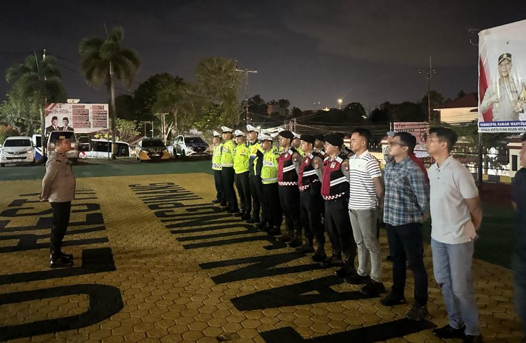 Polresta Tanjungpinang Gelar Apel Persiapan Kegiatan Rutin Yang Ditingkatkan (KRYD) Gabungan
