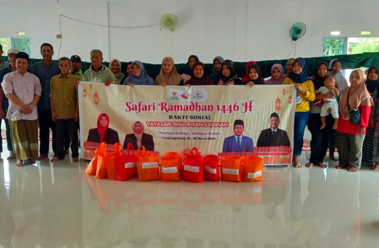 Yayasan Bina Insan As Sakinah Salurkan 326 Paket Sembako untuk Warga Tanjung Sebauk dan Sekitarnya