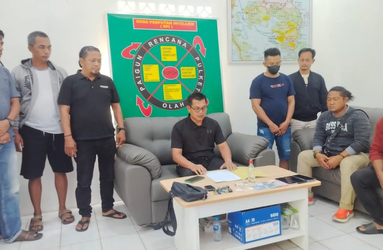 Kodim 0315/Tanjungpinang Tangkap Residivis Pengedar dan Pengguna Sabu di THM Starpool Kijang