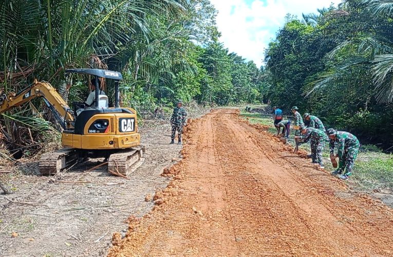 TMMD ke-124 di Lingga Capai Progres Signifikan: Jalan Baru Rampung, Program Non-Fisik Gencar Dilaksanakan