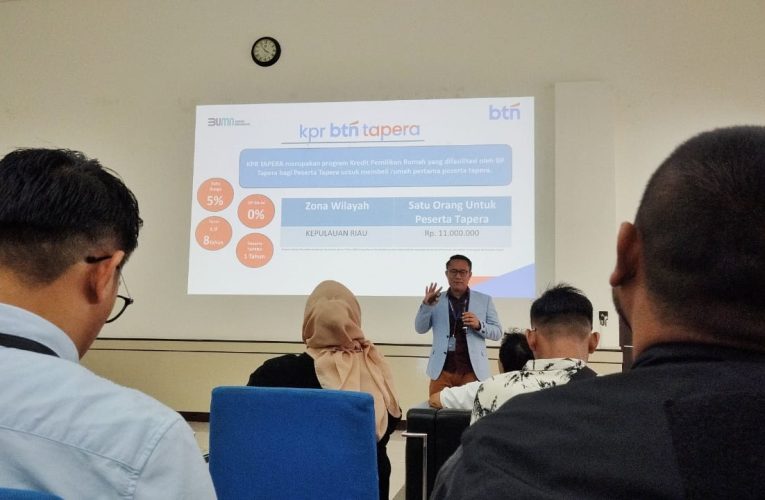 BTN dan PWI Kepri Sosialisasikan Program Rumah Subsidi, Wartawan Didukung Manfaatkan KPR FLPP