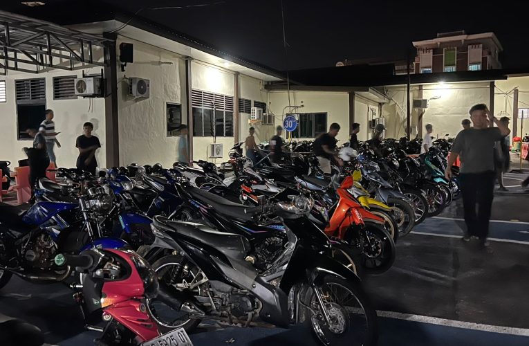 Meresahkan Warga, Polantas Tanjungpinang Gencar Razia Balap Liar dan Knalpot Brong