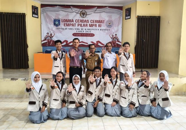 Siswa Beasiswa Pemali Boarding School PT Timah Tbk Wakili Bangka di Lomba Cerdas Cermat Empat Pilar Tingkat Provinsi