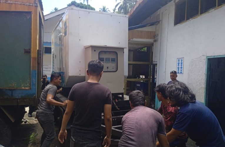 Atasi Krisis Listrik, PLN Letung Tambah Dua Unit Mesin Pembangkit Baru