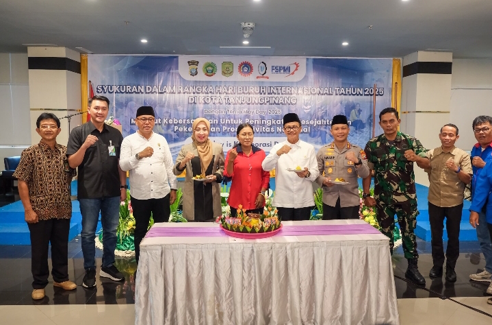 Kapolresta Tanjungpinang Hadiri Syukuran Hari Buruh Internasional 2025: Dorong Peningkatan Kesejahteraan dan Produktivitas Pekerja