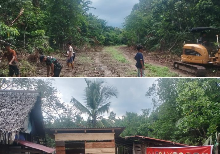 TMMD ke-124 di Lingga Capai Progres Signifikan, Jalan Baru Hampir Rampung